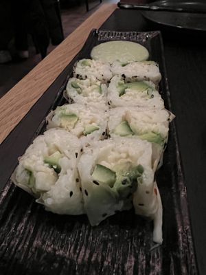 California roll #Veganuary at Planta Queen in Chicago