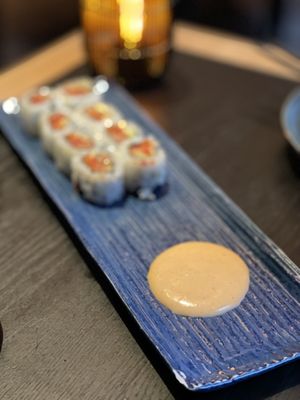 Spicy tuna roll  at Planta Queen in Chicago