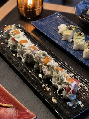 Rainbow roll  at Planta Queen in Chicago