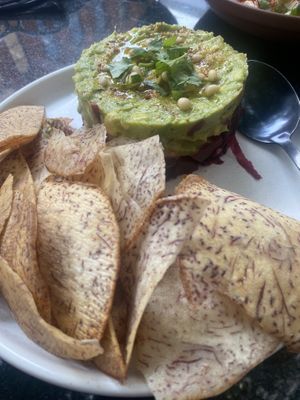 Avocado tartare  at Planta Queen in Chicago
