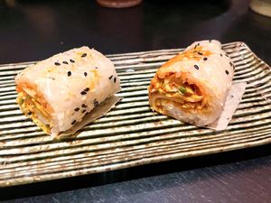Baked crab roll  at Planta Queen in Chicago