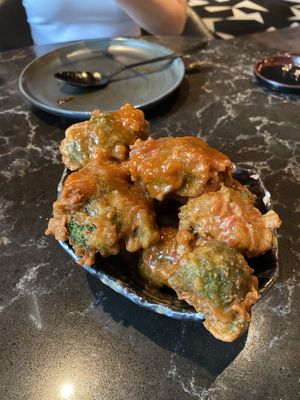 Hard to eat but good flavor   at Planta Queen in Chicago