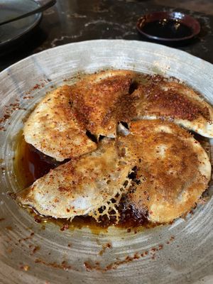 The gyoza were too oily   at Planta Queen in Chicago