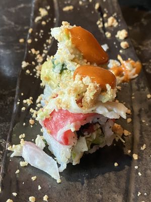 Rainbow roll was a standout, maybe a little too much in one roll though    at Planta Queen in Chicago