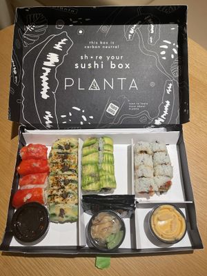 Sushi box  at Planta Queen in Chicago