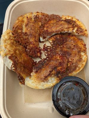 Crispy Gyoza at Planta Queen in Chicago