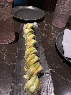 dragon 🐉 roll  at Planta Queen in Chicago