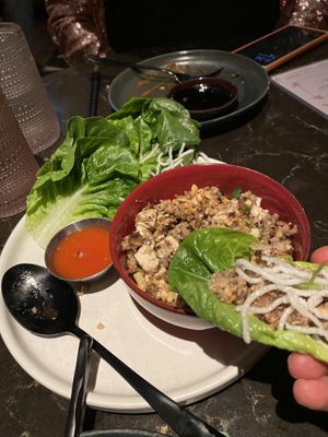 thai lettuce wraps   at Planta Queen in Chicago