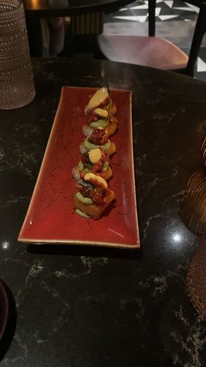 Crispy rice   at Planta Queen in Chicago