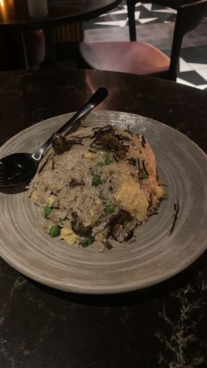 Truffle fried rice  at Planta Queen in Chicago