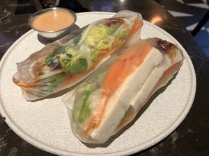 Summer rolls  at Planta Queen in Chicago