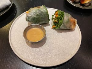 Summer rolls  at Planta Queen in Chicago
