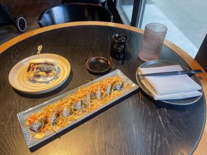 Bao slider & Firecracker roll   at Planta Queen in Chicago