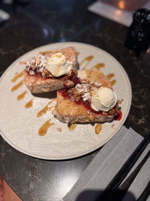 Cornflake French toast    at Planta Queen in Chicago