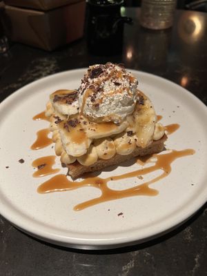 Banana puddingg #Veganuary at Planta Queen in Chicago