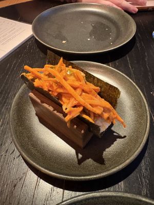 Spicy Crab Hand Roll  at Planta Queen in Chicago