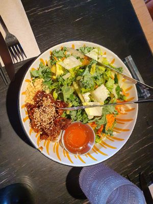 Noodle salad at Planta Queen in Chicago