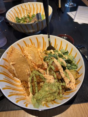 Al pastor bowl  at Planta Queen in Chicago