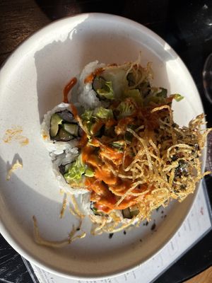 Volcano roll  at Planta Queen in Chicago