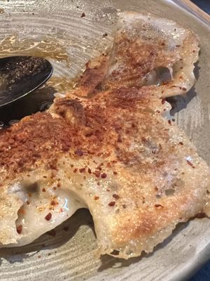 Crispy gyoza  at Planta Queen in Chicago
