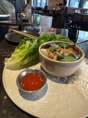 Thai Lettuce Wraps  at Planta Queen in Chicago