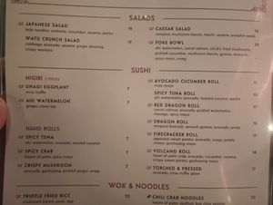 Menu pt1 at Planta Queen in Chicago