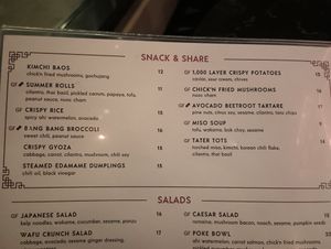 Menu pt2 at Planta Queen in Chicago