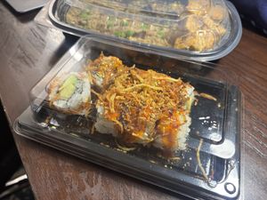 Both dishes in packaging  at Planta Queen in Chicago