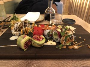 Deluxe omakase  at Bloom Sushi - Quartier des Spectacles in Montreal