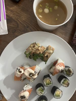 miso soup   at Bloom Sushi - Quartier des Spectacles in Montreal