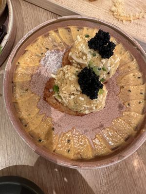 Crab cakes   at Bloom Sushi - Quartier des Spectacles in Montreal