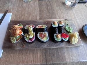 Part of the lunch time offer   at Bloom Sushi - Quartier des Spectacles in Montreal