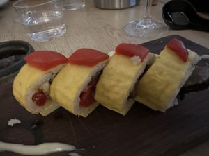 Paradise roll  at Bloom Sushi - Quartier des Spectacles in Montreal
