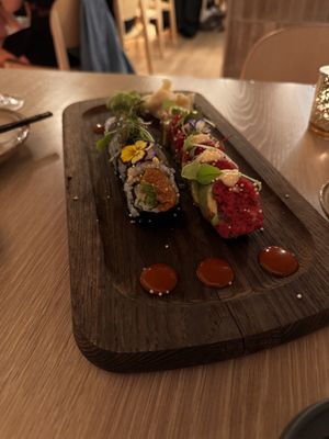 Sushi rolls  at Bloom Sushi - Quartier des Spectacles in Montreal