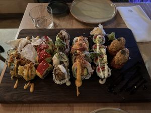 Deluxe sharing platter!   at Bloom Sushi - Quartier des Spectacles in Montreal