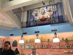 Inside  at Veghometro in Rome