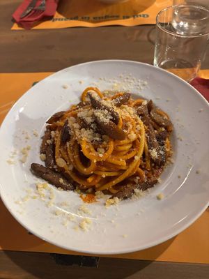 Amatriciana at Veghometro in Rome