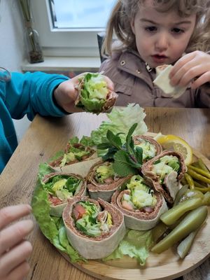 sushi, turkish-style! at Veganes Cigköfte in Koblenz