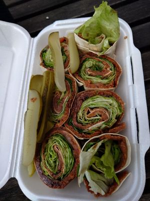 Cigköfte Sushi at Veganes Cigköfte in Koblenz