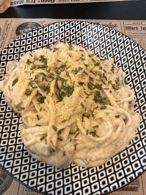 Carbonara  at The Den - A plant-based experience in Oeiras