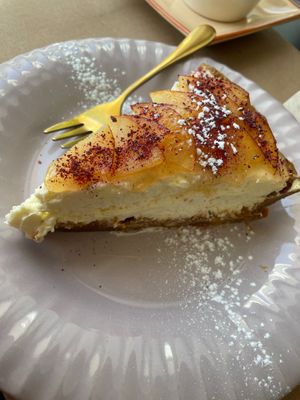 Cheese cake at The Den - A plant-based experience in Oeiras