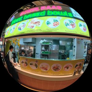 Stall front at Gokul Raas Vegetarian - Lau Pa Sat in Central Singapore