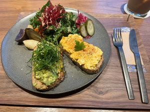 Open Sandwich Plate  at Cafe Tarot - カフェタロ in Tokyo