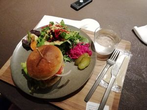 Hamburger Plate at Cafe Tarot - カフェタロ in Tokyo