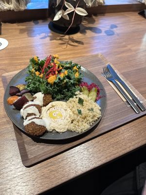 falafel plate  at Cafe Tarot - カフェタロ in Tokyo