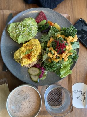 Open sandwich plate   at Cafe Tarot - カフェタロ in Tokyo