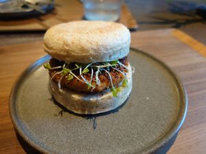Pepper sausage at Cafe Tarot - カフェタロ in Tokyo
