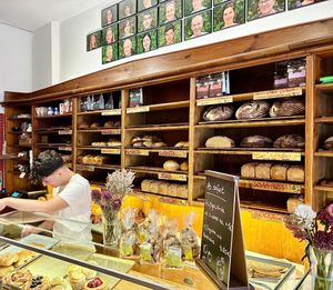 Fresh breads at Brotgarten in Berlin
