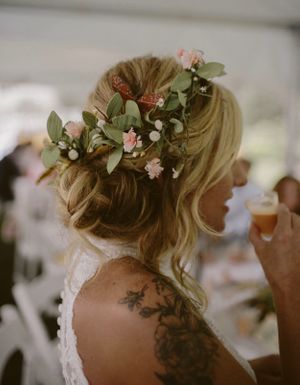Boho Wedding Hair at The Sanctuary Story in Hauppauge