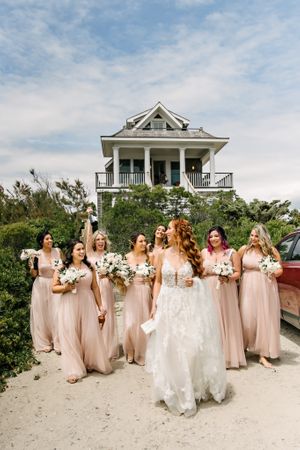 Wedding Party on the Beach at The Sanctuary Story in Hauppauge